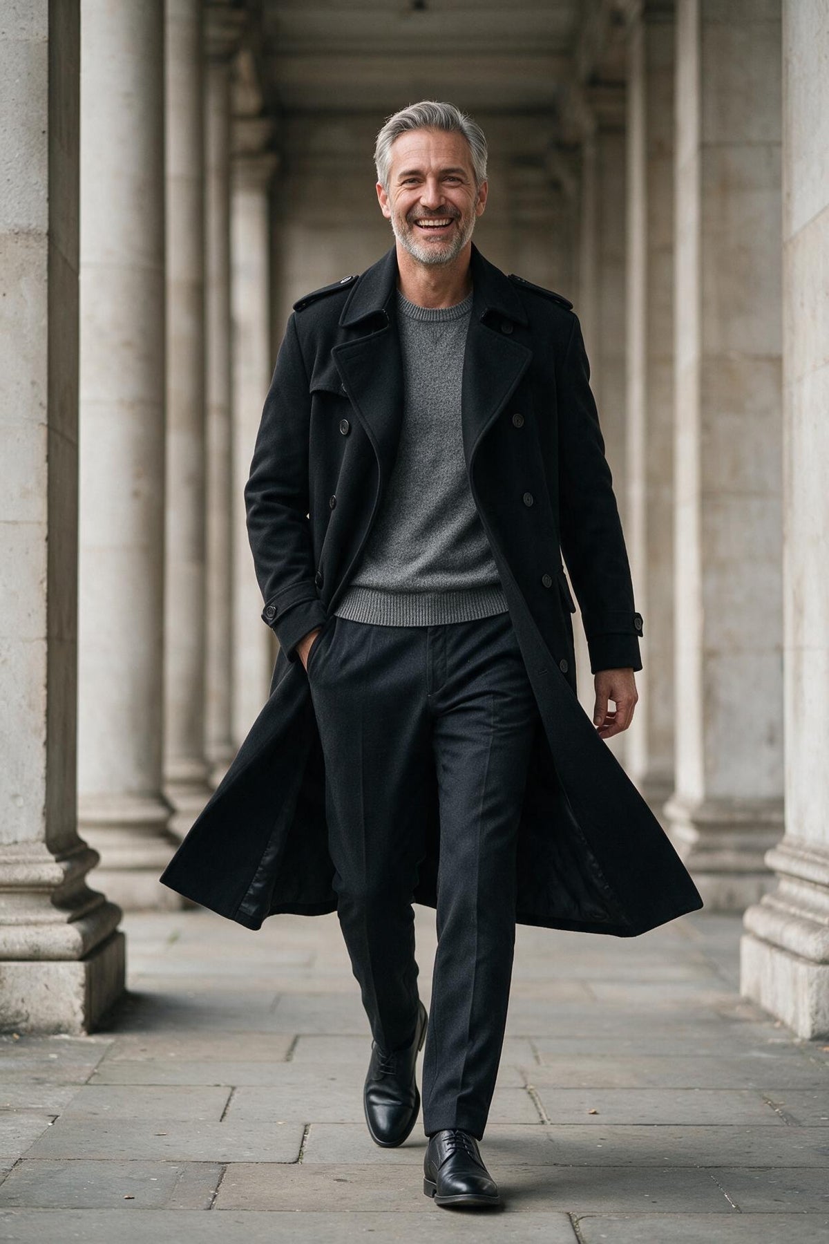 SOLTERI Ashcroft - Double-Breasted Trench Coat