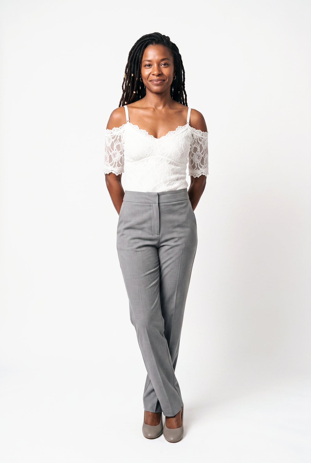 SOLTERI Elena - Adjustable Lace Dirndl Blouse