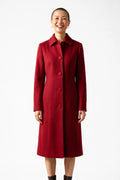 SOLTERI Florine - Tailored Long Line Jacket - Red