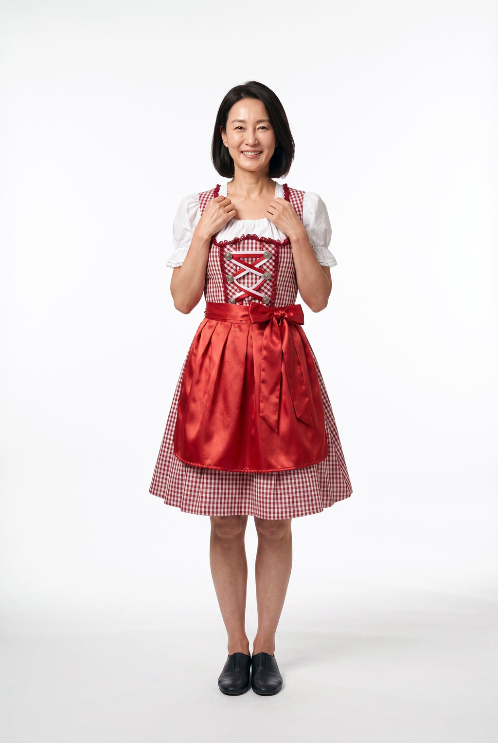 SOLTERI Franziska - Elegant Lace Up Dirndl Dress