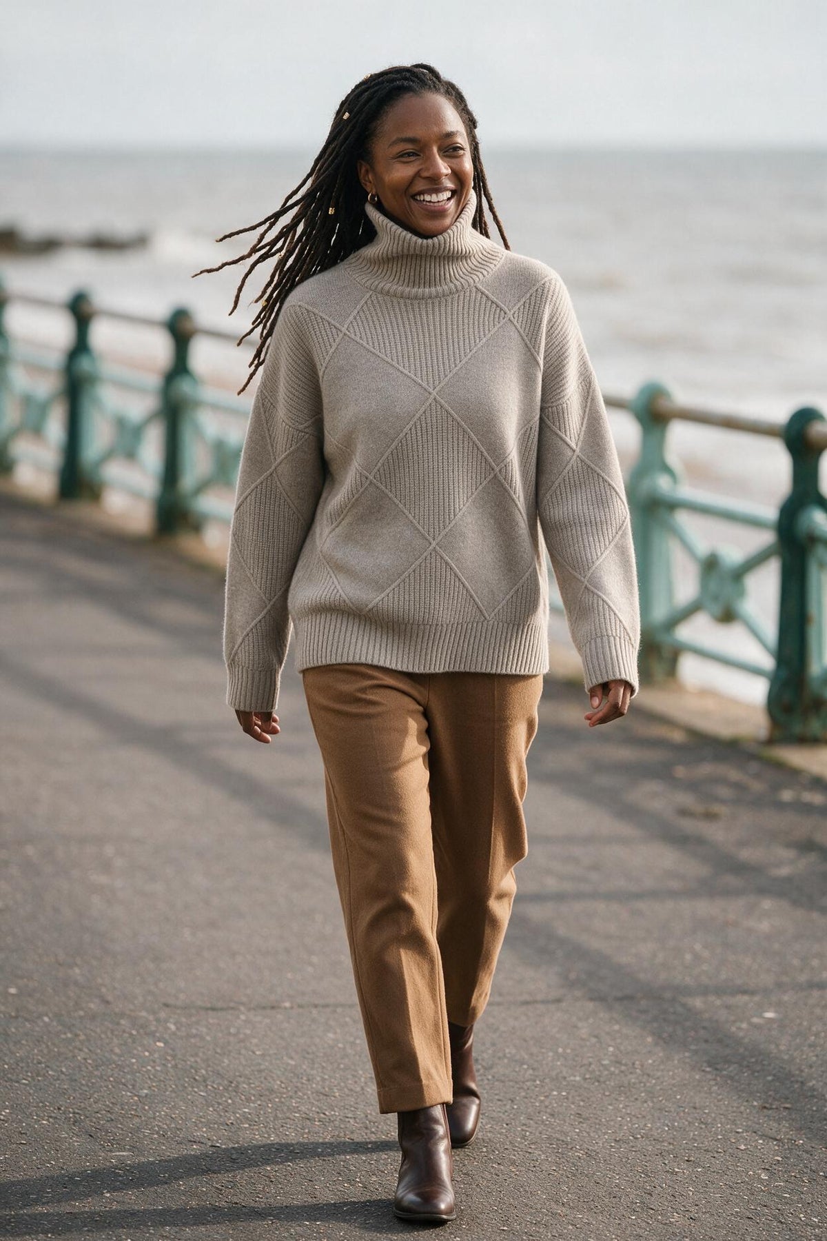 SOLTERI Kuscheliger Kaschmir Damen Rollkragenpullover