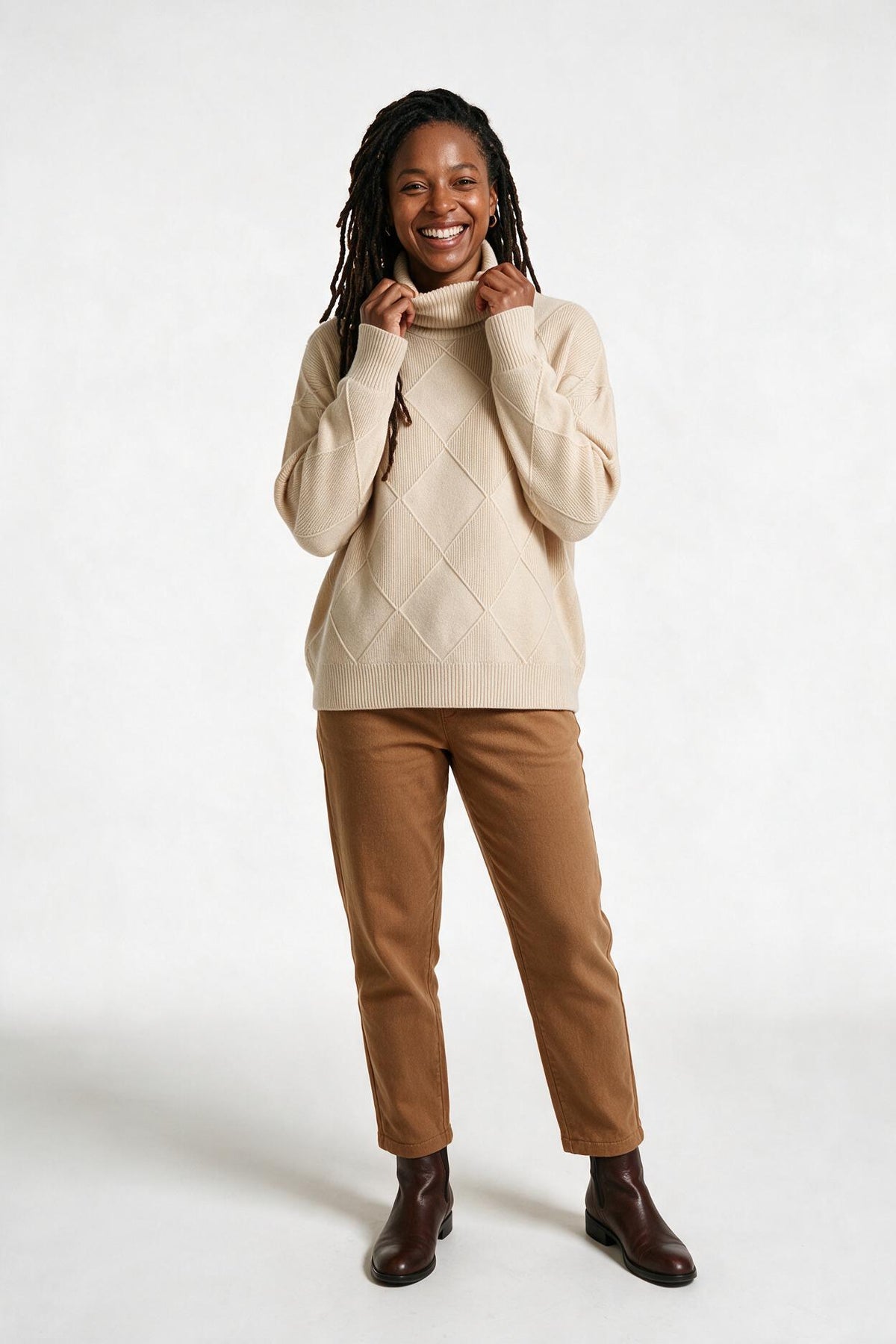 SOLTERI Kuscheliger Kaschmir Damen Rollkragenpullover
