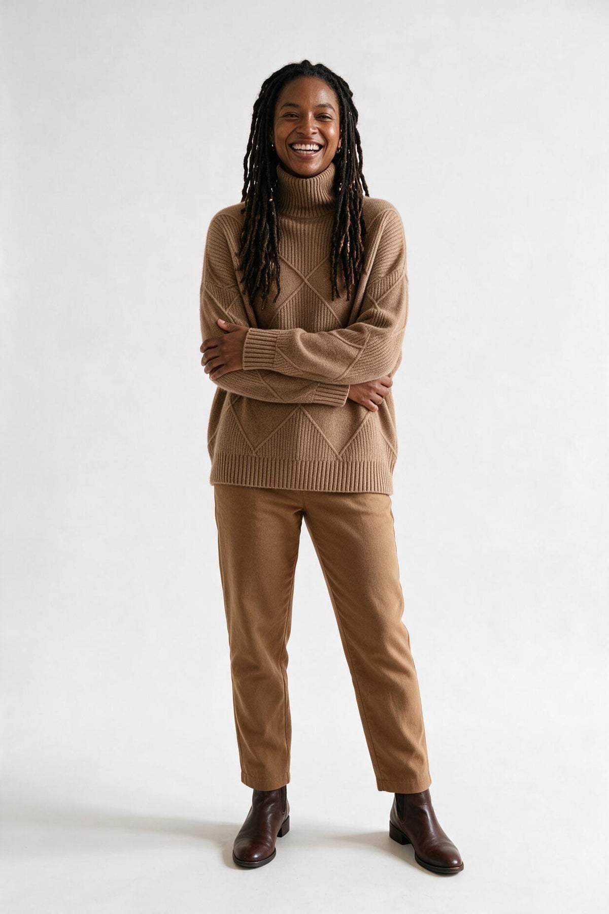 SOLTERI Kuscheliger Kaschmir Damen Rollkragenpullover