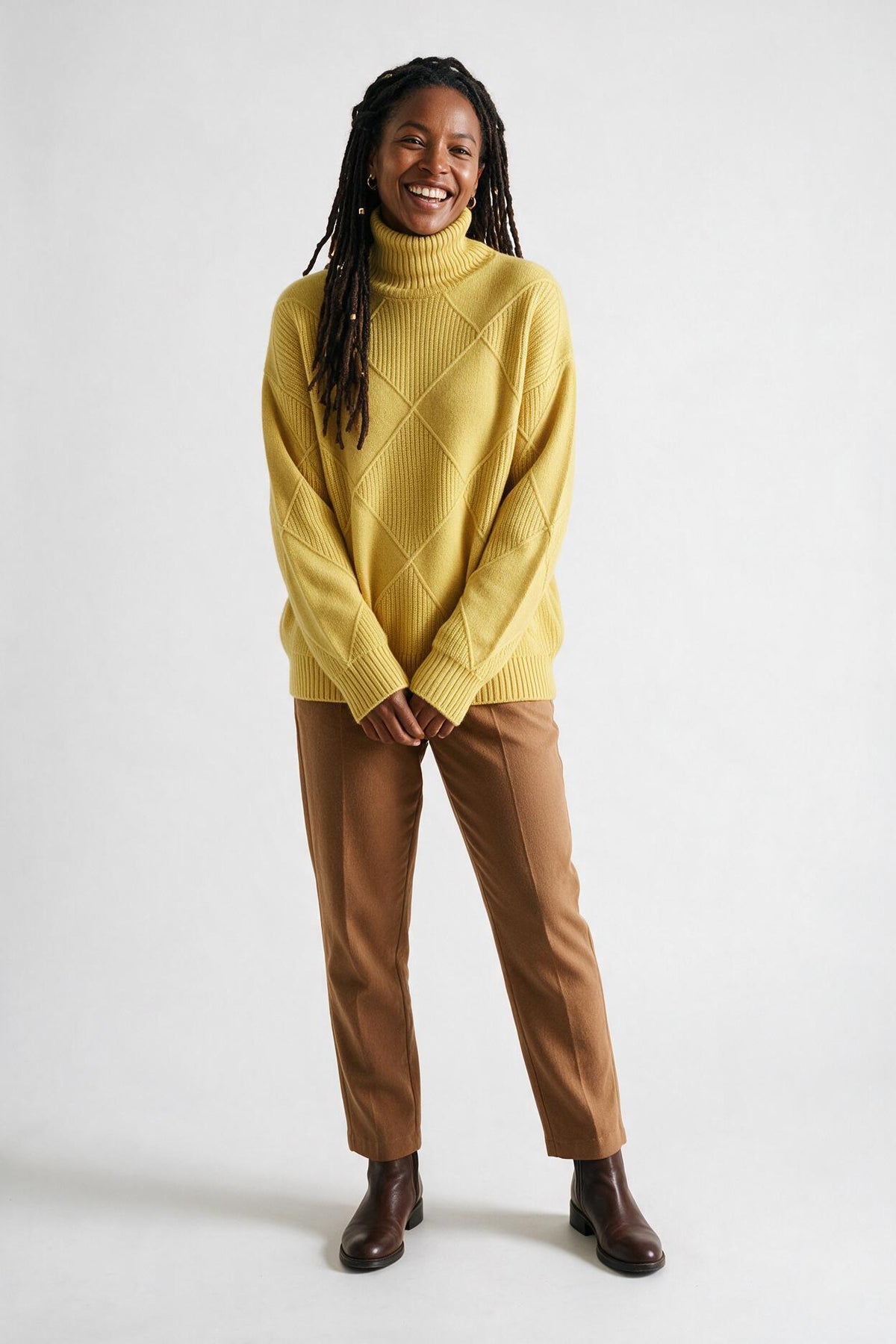 SOLTERI Kuscheliger Kaschmir Damen Rollkragenpullover