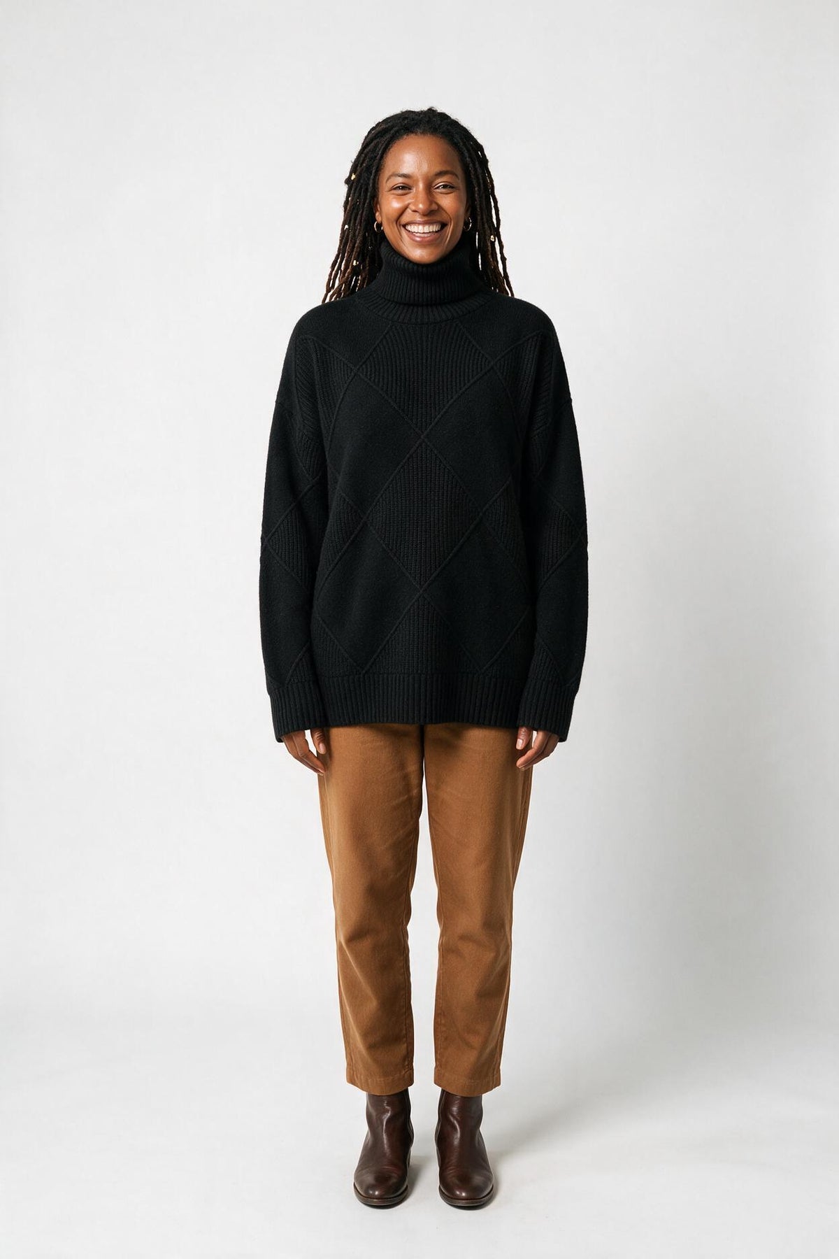 SOLTERI Kuscheliger Kaschmir Damen Rollkragenpullover