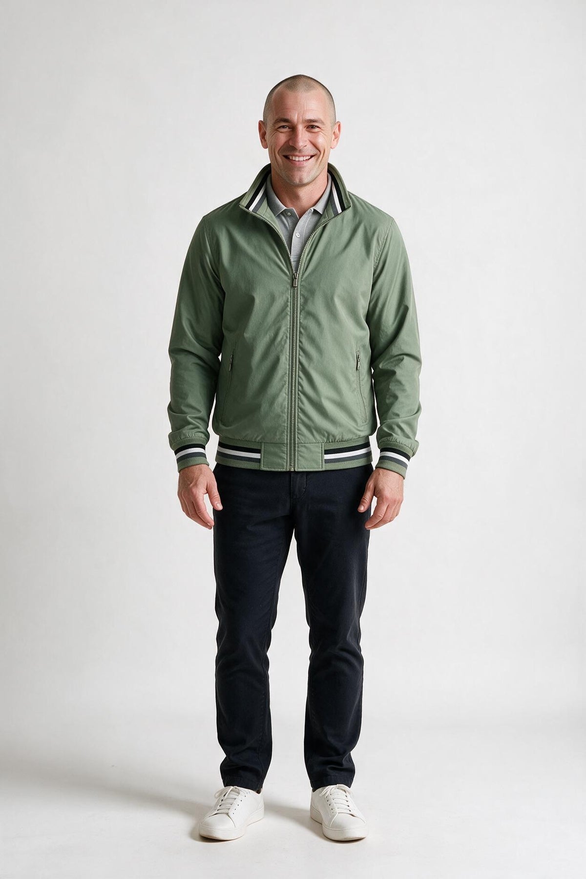 SOLTERI Hadley - Water-Resistant Windbreaker - Green