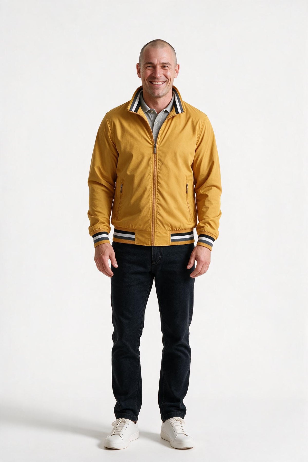 SOLTERI Hadley - Water-Resistant Windbreaker - Yellow