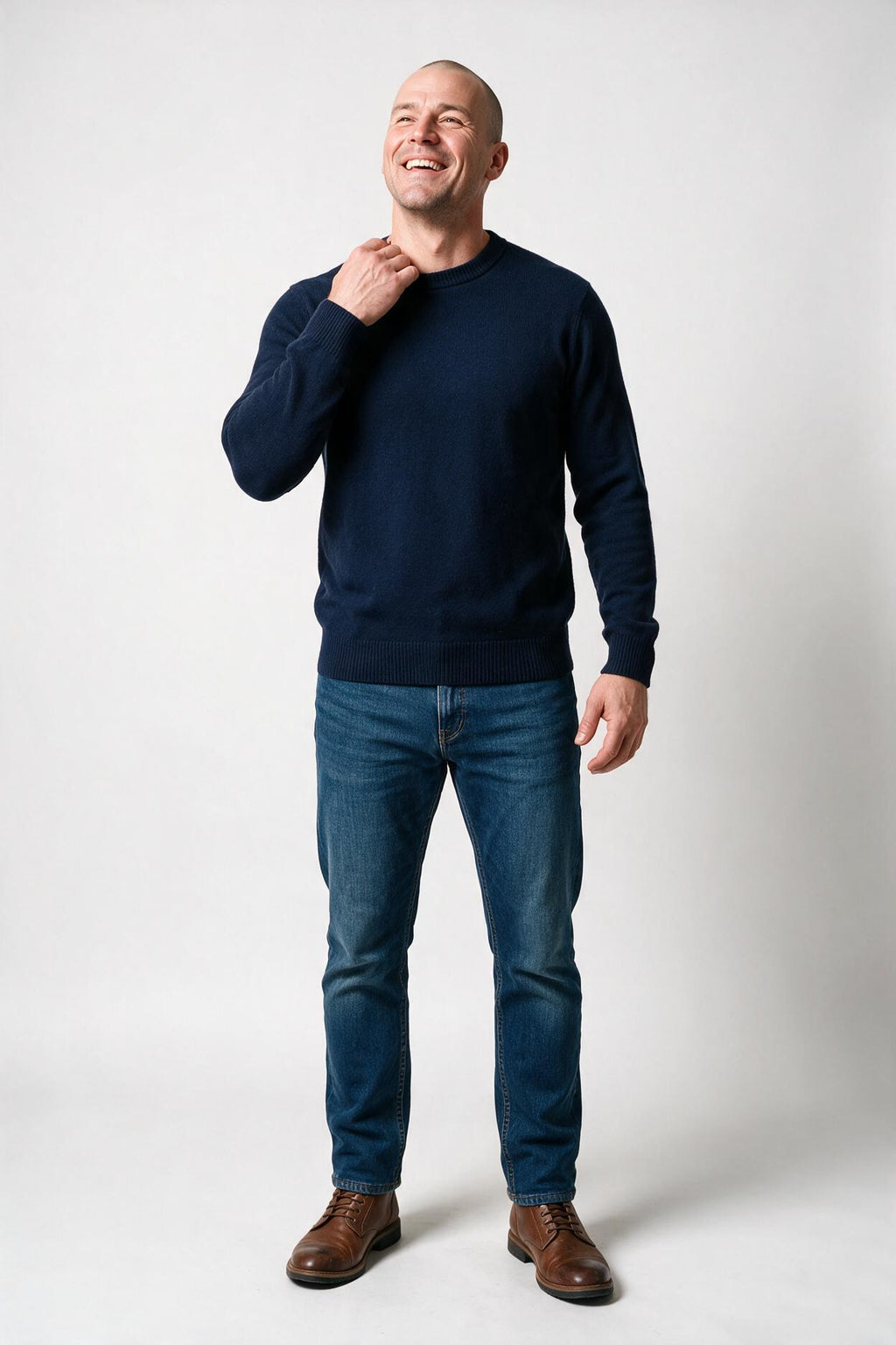 SOLTERI Men's Luxurious Soft Knit Sweater