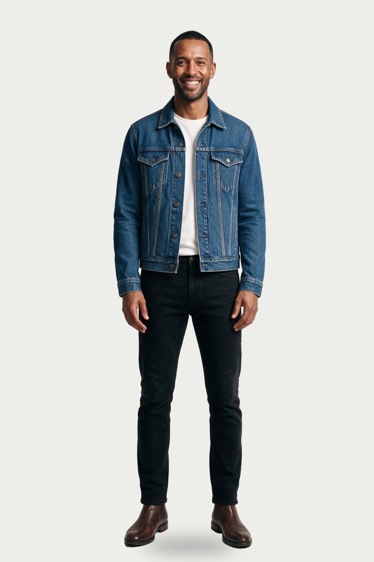 SOLTERI Weston - Classic Fit Denim Trucker Jacket