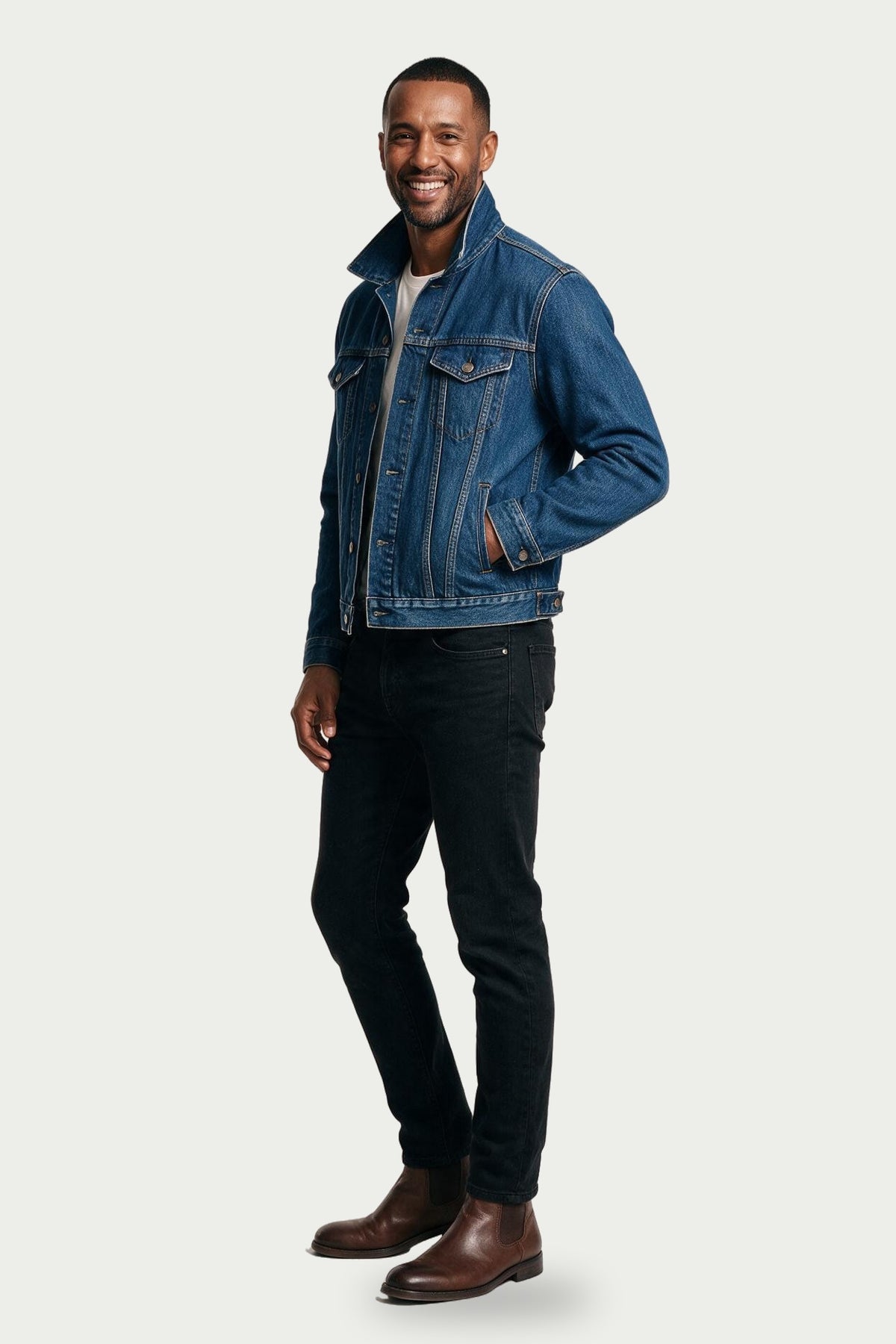 SOLTERI Weston - Classic Fit Denim Trucker Jacket