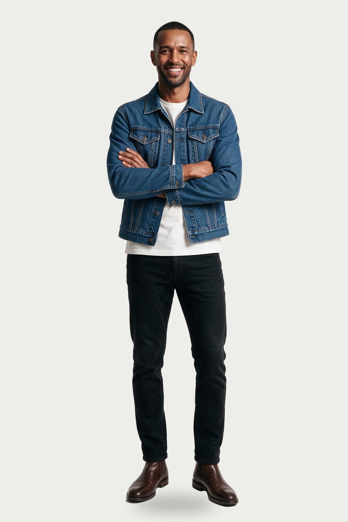 SOLTERI Weston - Classic Fit Denim Trucker Jacket