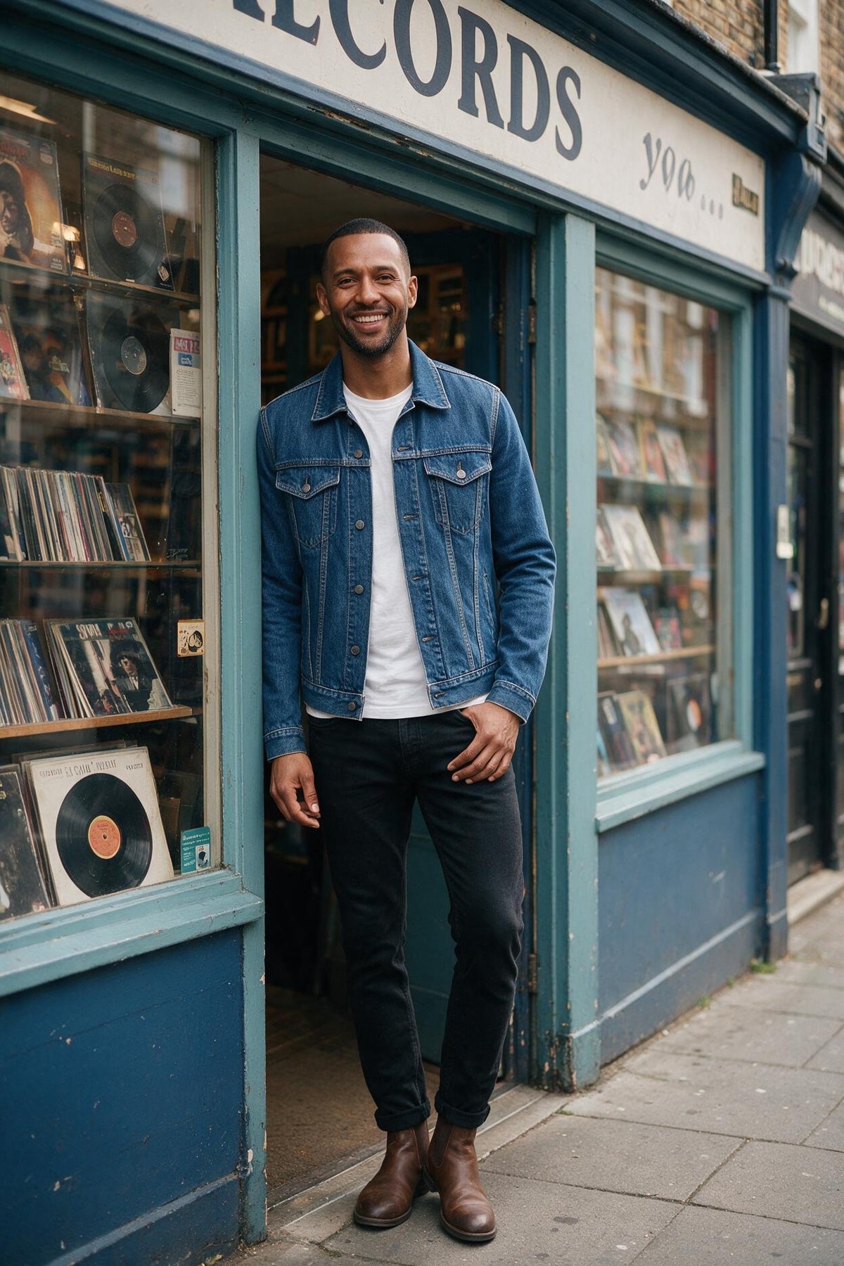 SOLTERI Weston - Classic Fit Denim Trucker Jacket