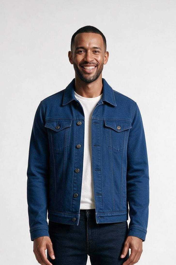 SOLTERI Weston - Classic Fit Denim Trucker Jacket