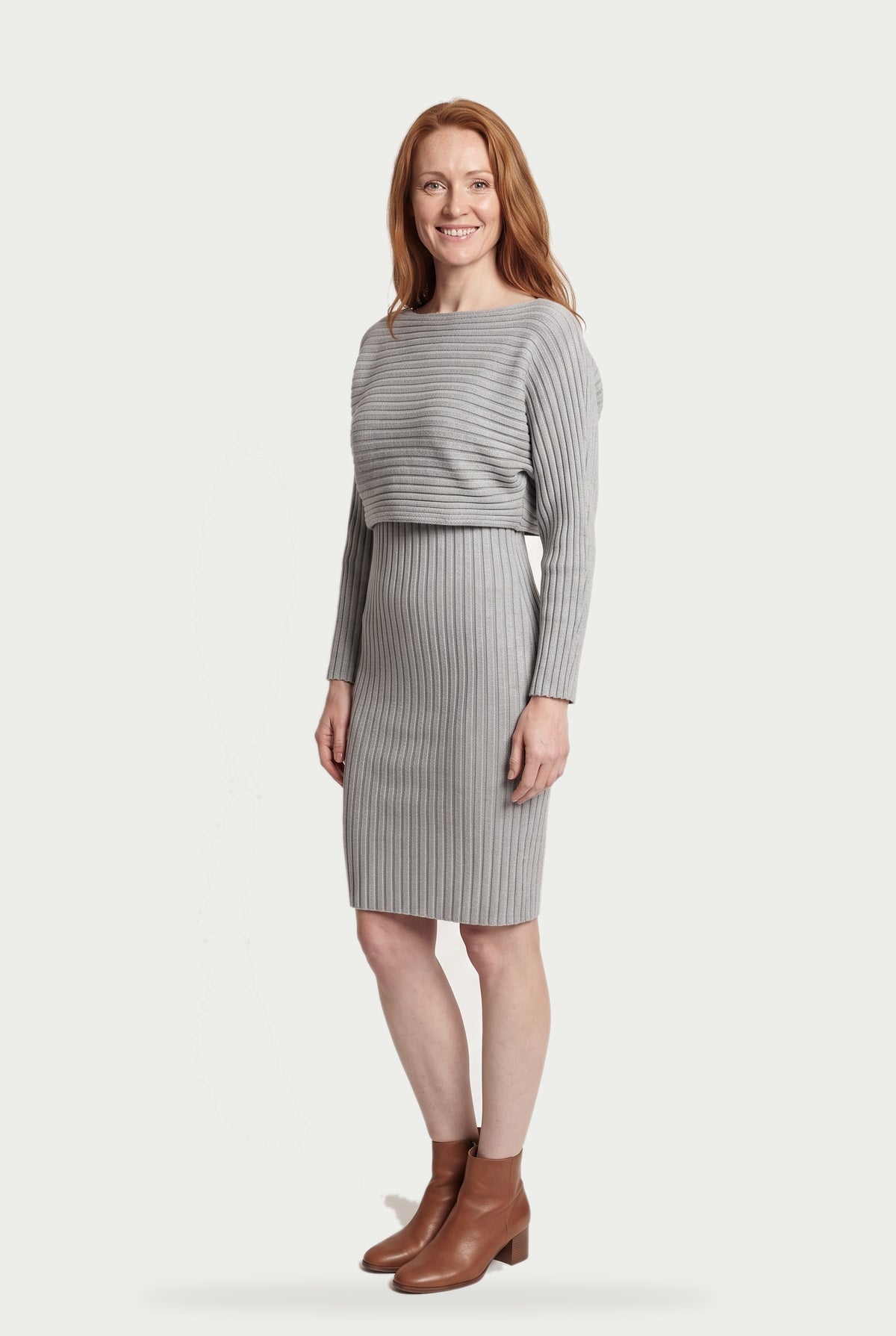 SOLTERI Isabella - Ribbed Knit Midi Set