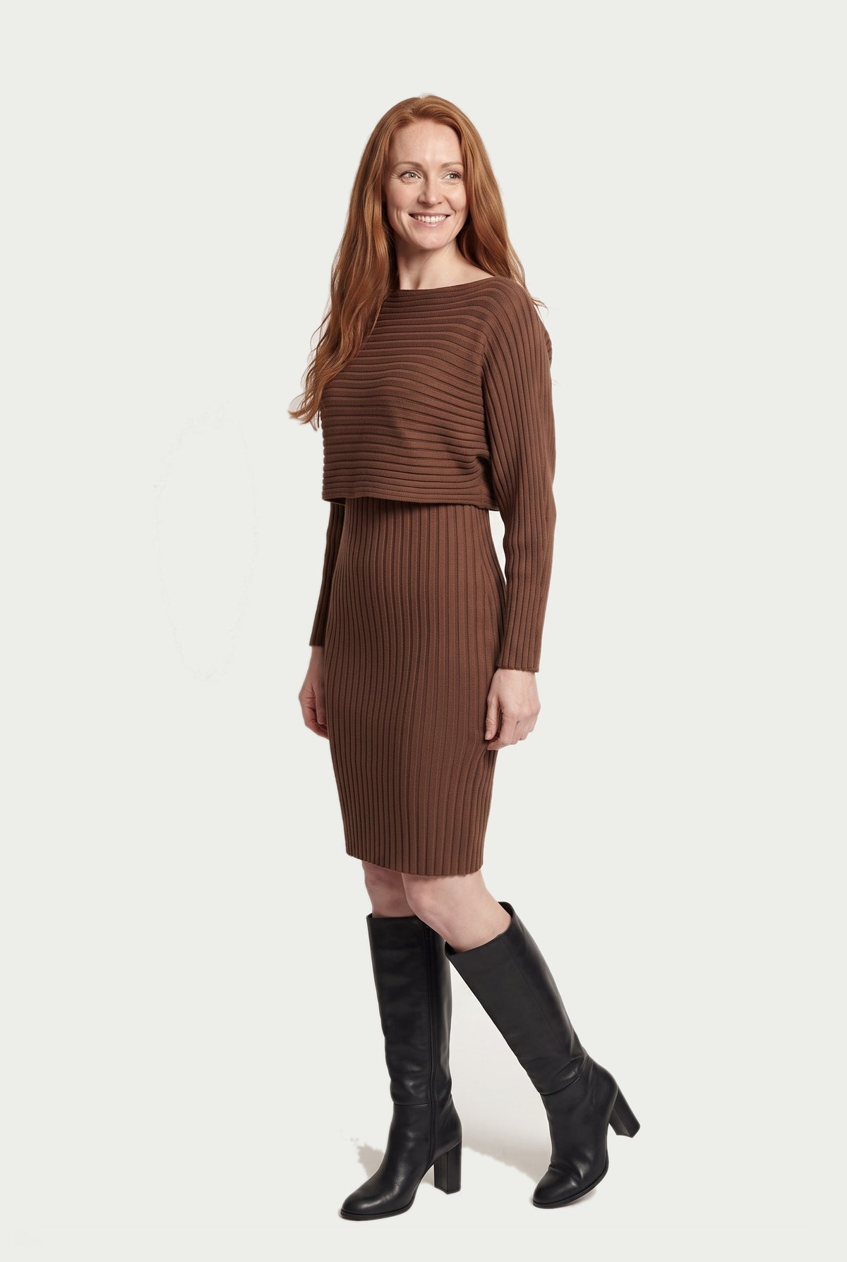 SOLTERI Isabella - Ribbed Knit Midi Set