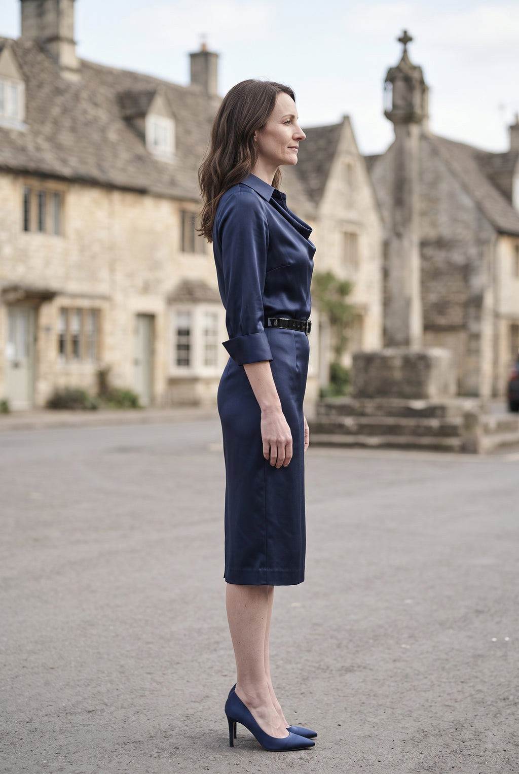 SOLTERI Katherine - Cocktail Midi Dress for Wedding Guests