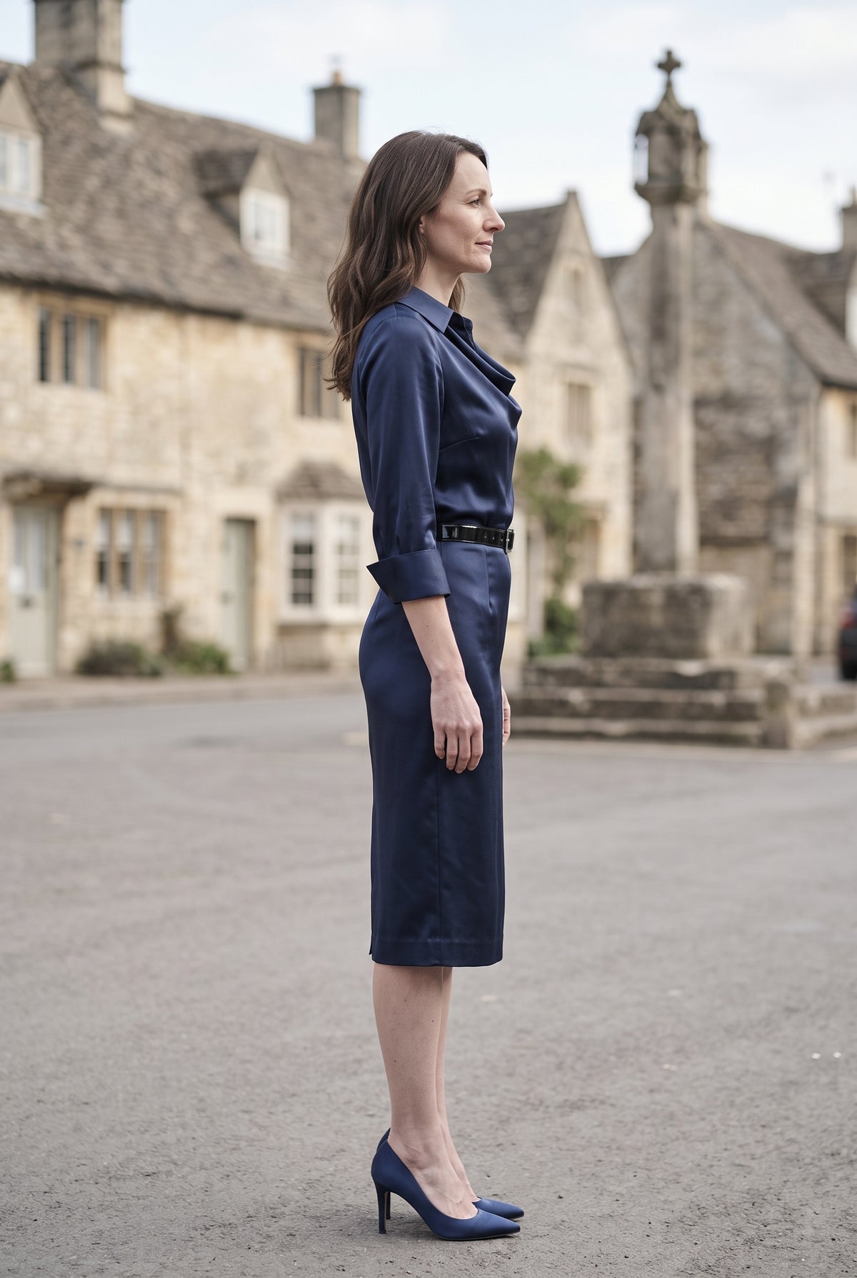 SOLTERI Katherine - Cocktail Midi Dress for Wedding Guests