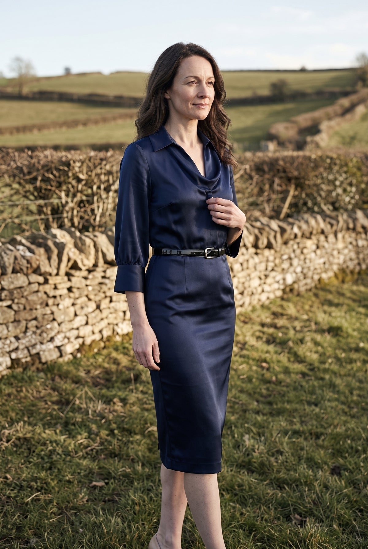 SOLTERI Katherine - Cocktail Midi Dress for Wedding Guests