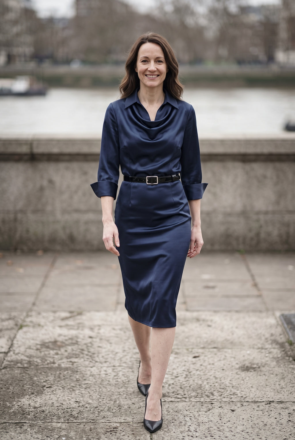 SOLTERI Katherine - Cocktail Midi Dress for Wedding Guests