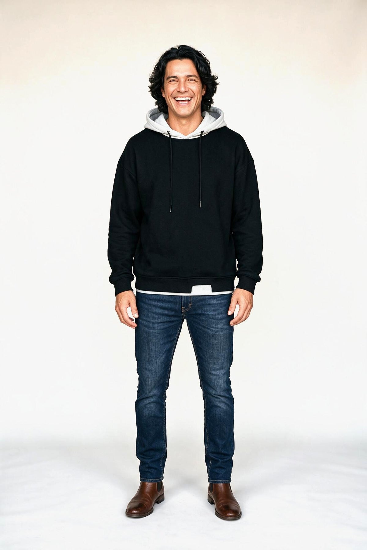 SOLTERI Larkin - Heavyweight Hooded Sweatshirt - Black