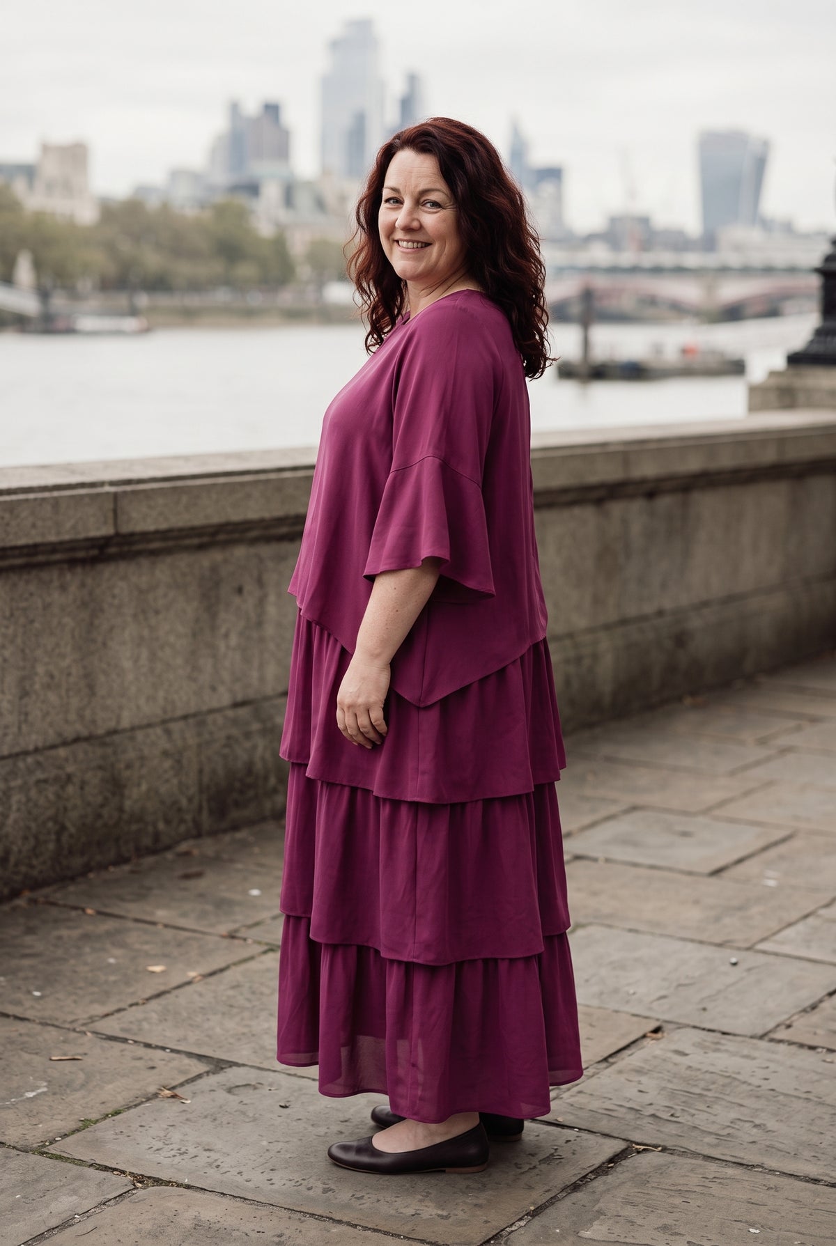 SOLTERI Lily - Tiered Maxi Dress