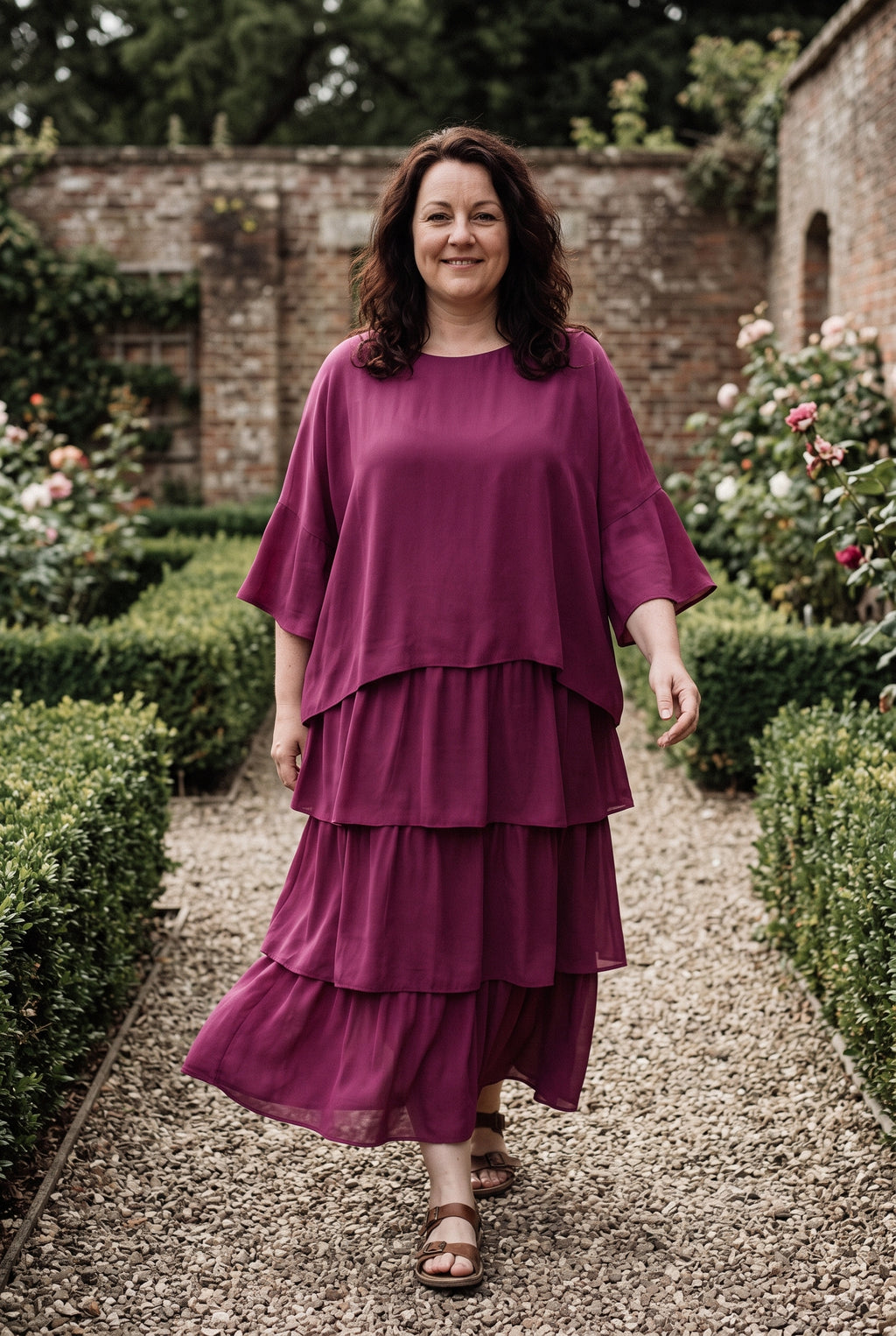 SOLTERI Lily - Tiered Maxi Dress