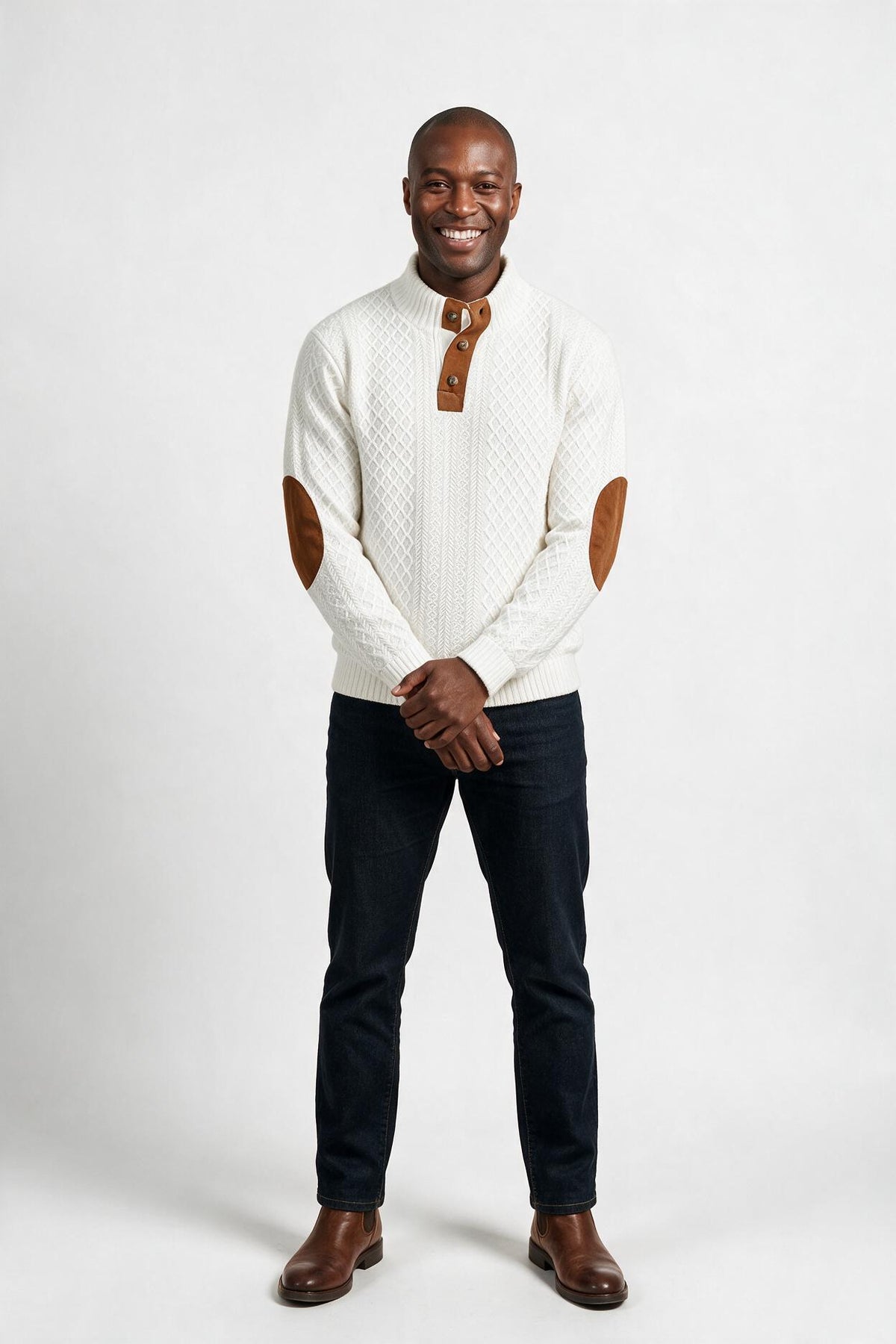 SOLTERI Alessio Romano | Textured Knit Pullover For Men