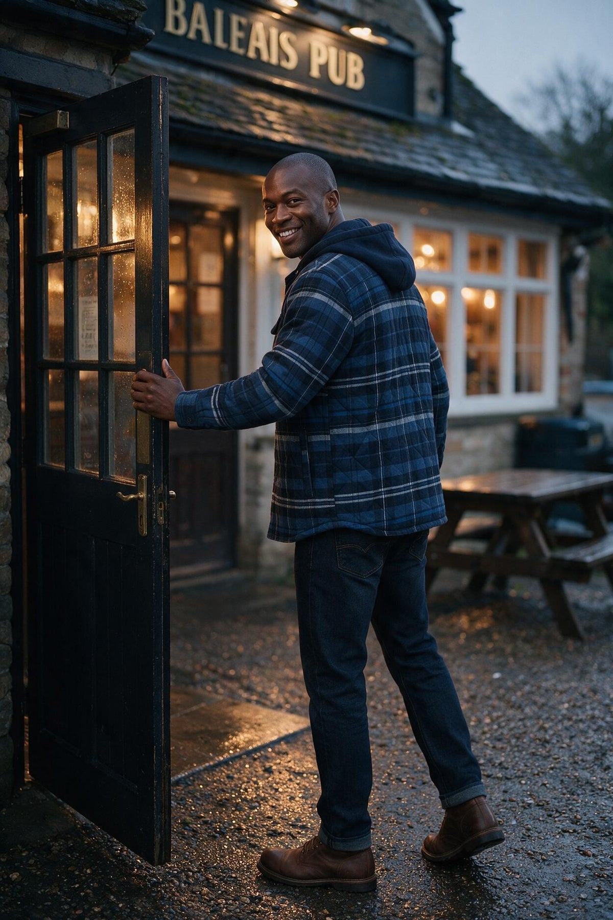SOLTERI Whitmore - Quilted Hooded Flannel Jacket