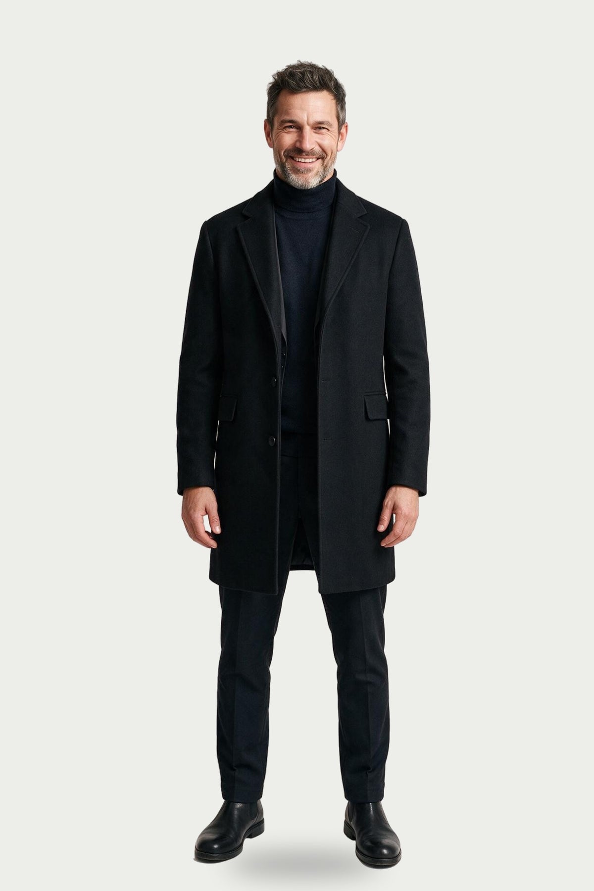 SOLTERI Beaumont - Classic Wool-Blend Overcoat
