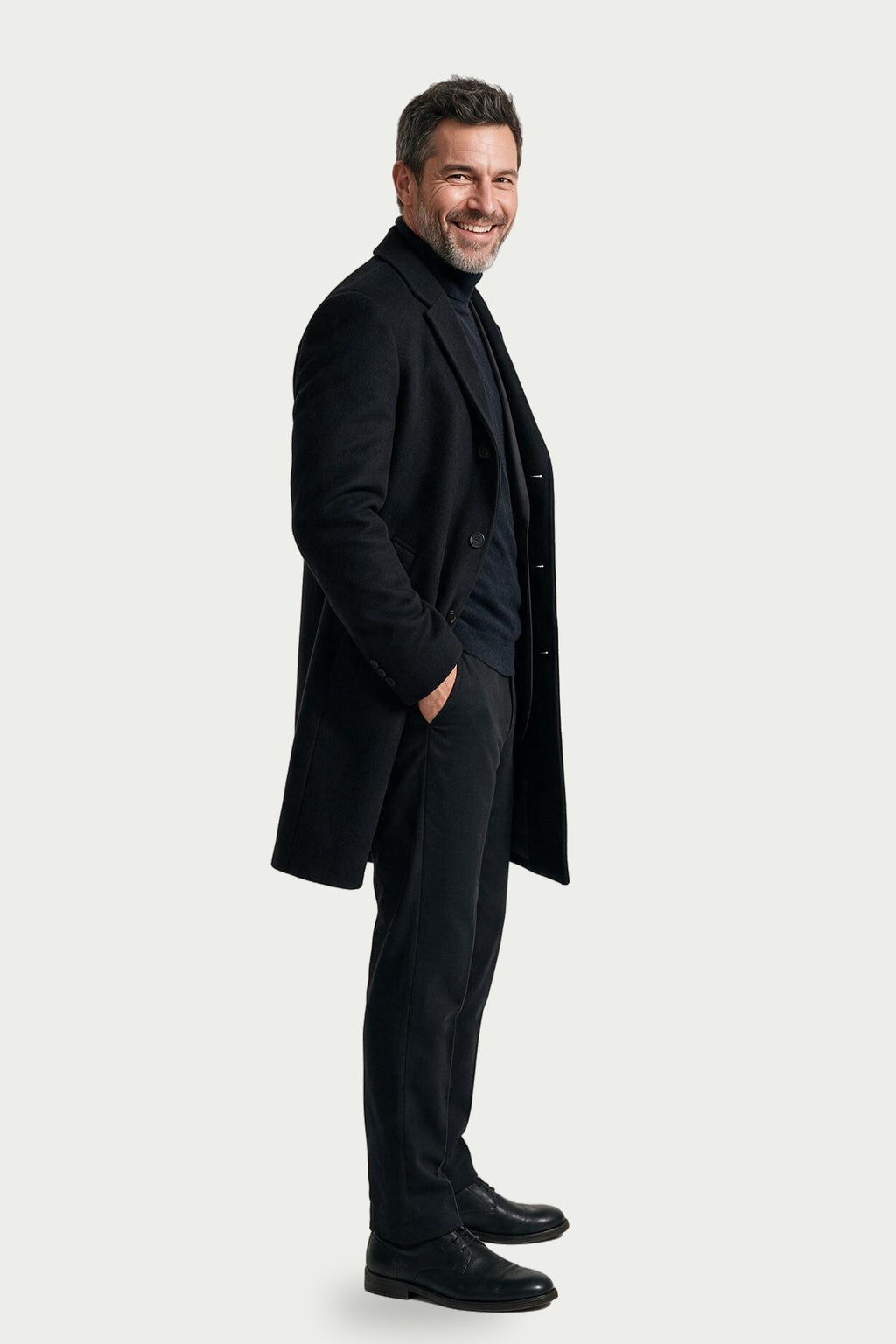 SOLTERI Beaumont - Classic Wool-Blend Overcoat