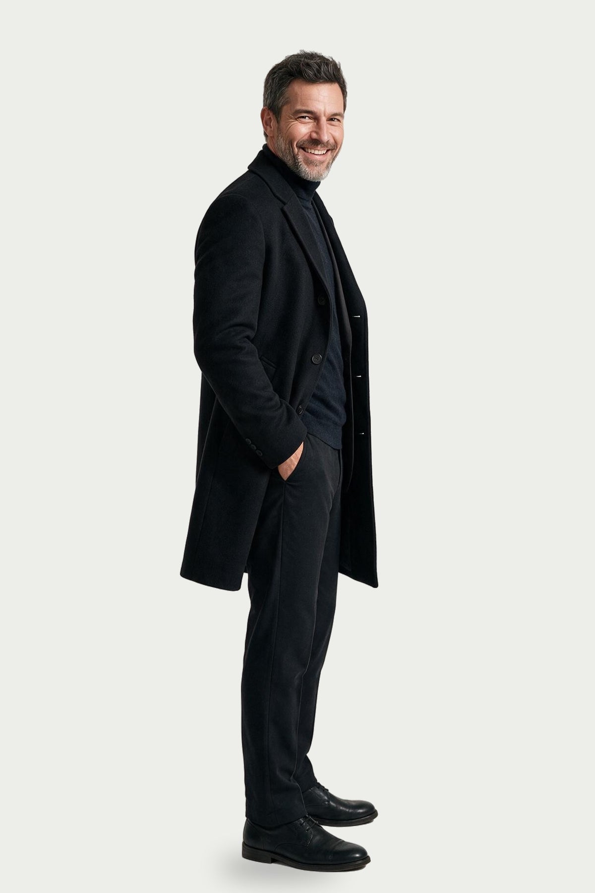 SOLTERI Beaumont - Classic Wool-Blend Overcoat