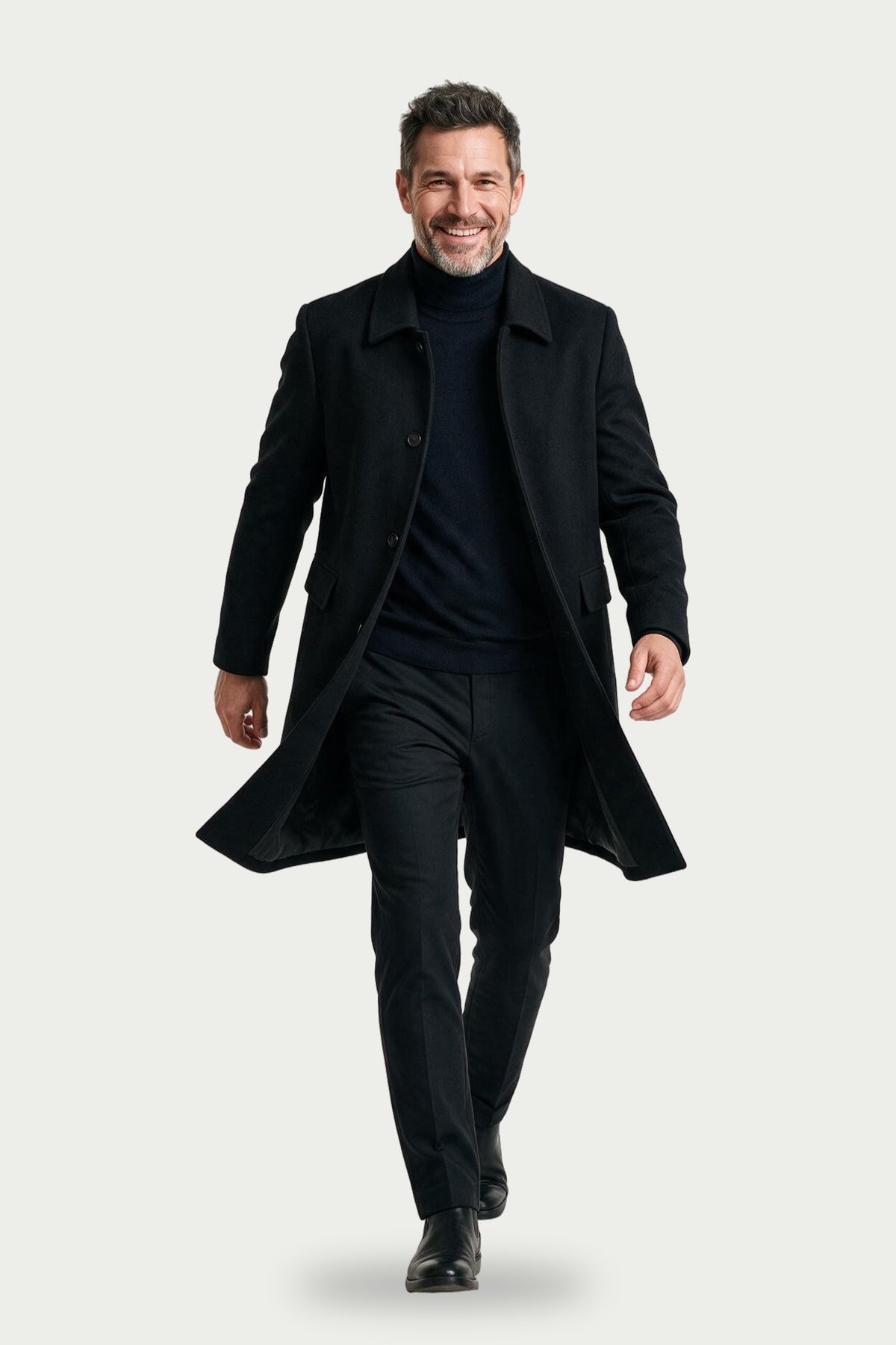 SOLTERI Beaumont - Classic Wool-Blend Overcoat