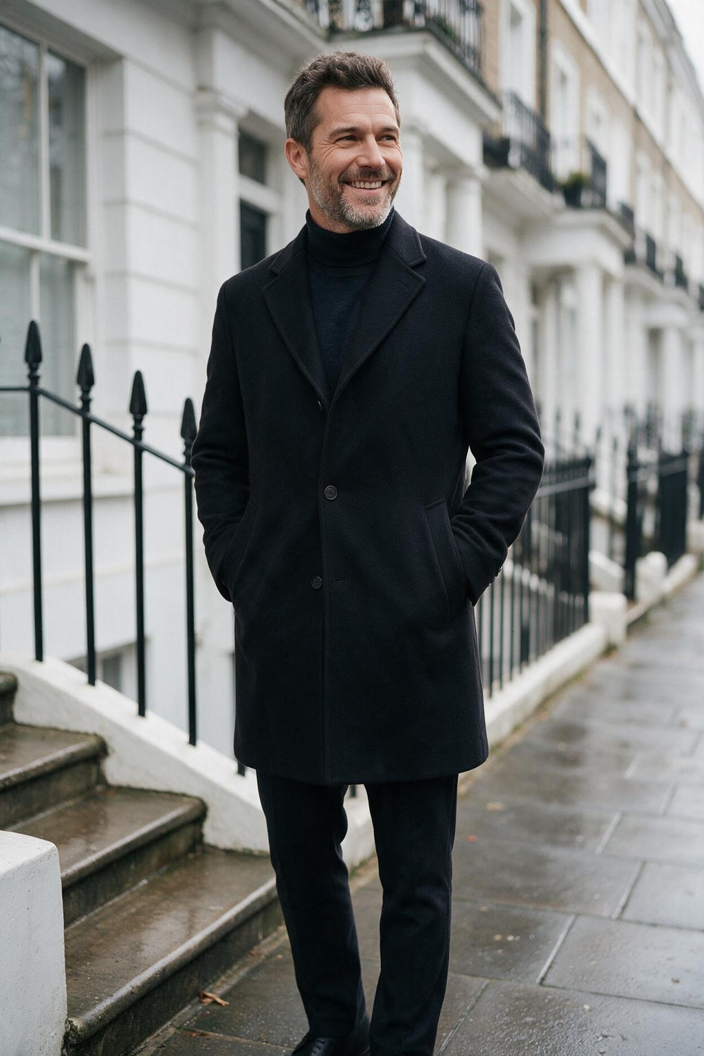 SOLTERI Beaumont - Classic Wool-Blend Overcoat