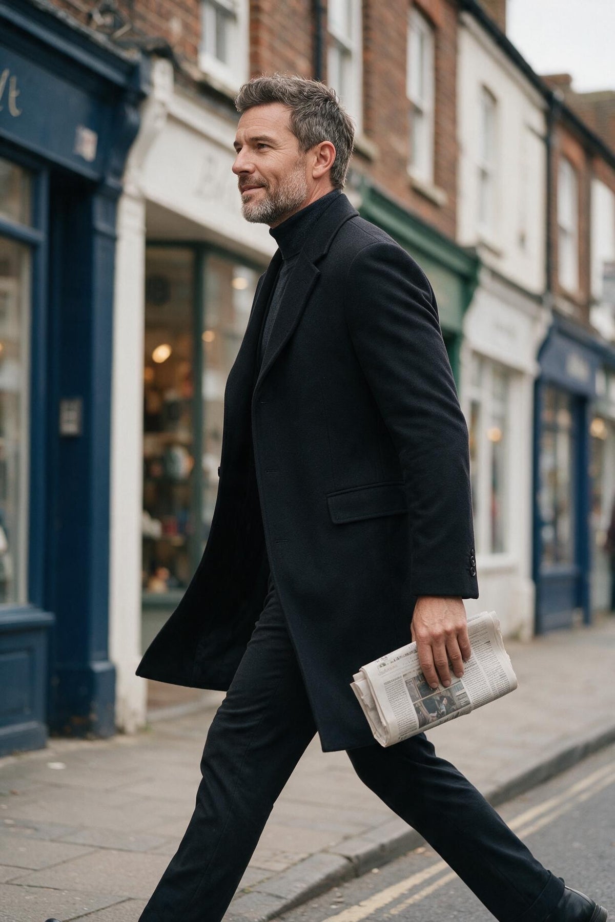 SOLTERI Beaumont - Classic Wool-Blend Overcoat