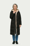 SOLTERI Honora - Sherpa-Lined Longline Puffer Coat