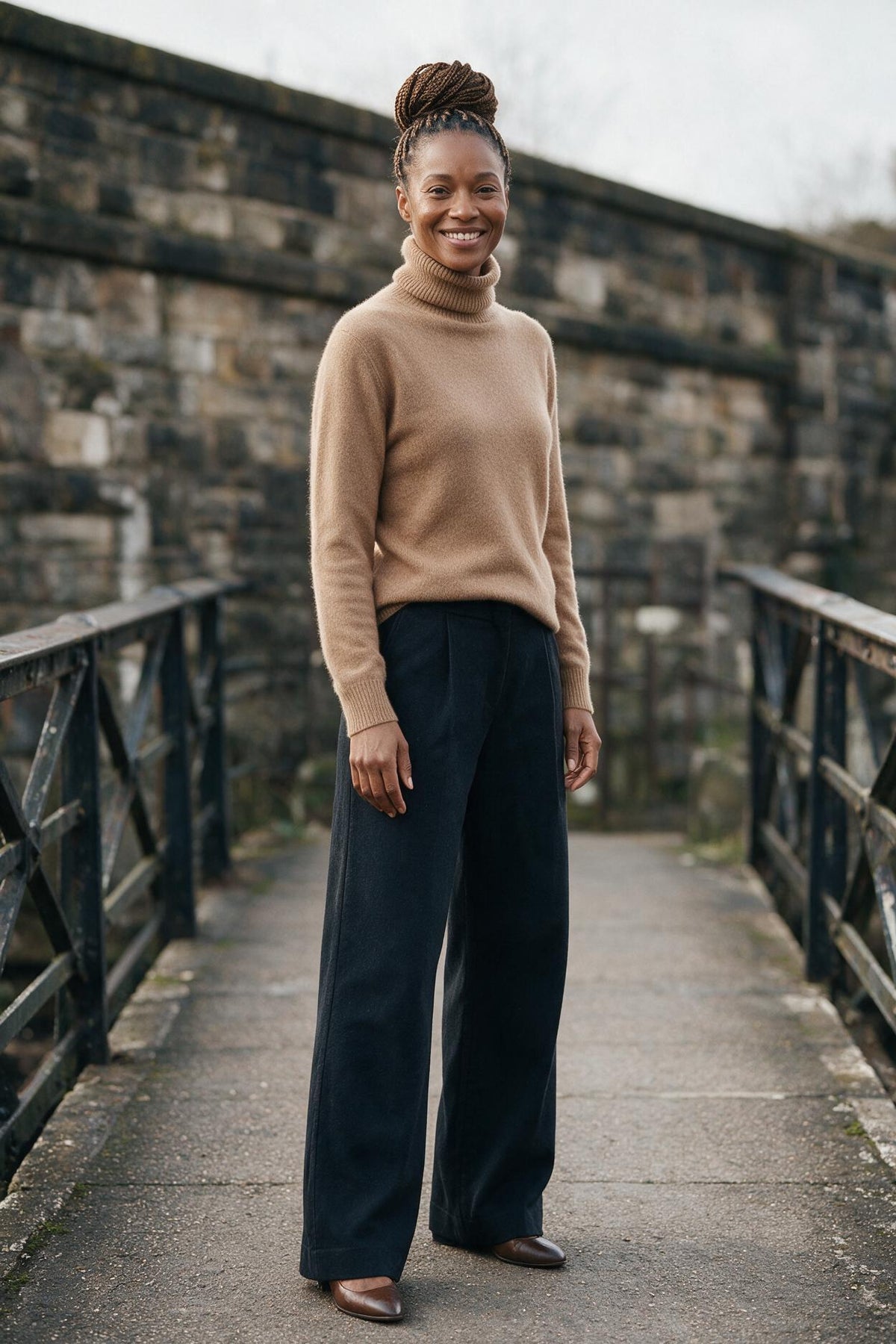 SOLTERI Lucienne - Mink-Cashmere Roll-Neck
