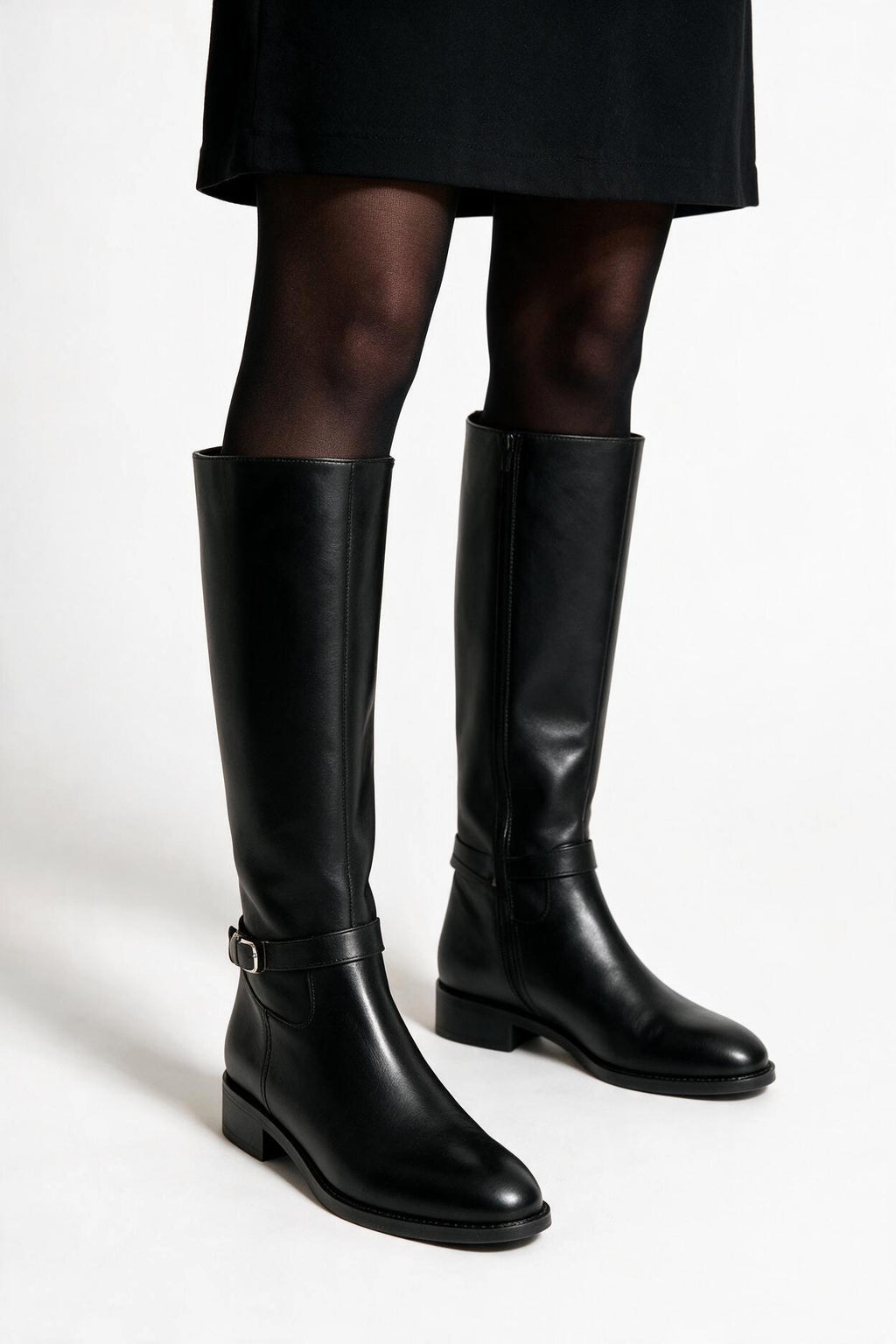 SOLTERI Manon - Buckled Knee-High Boot