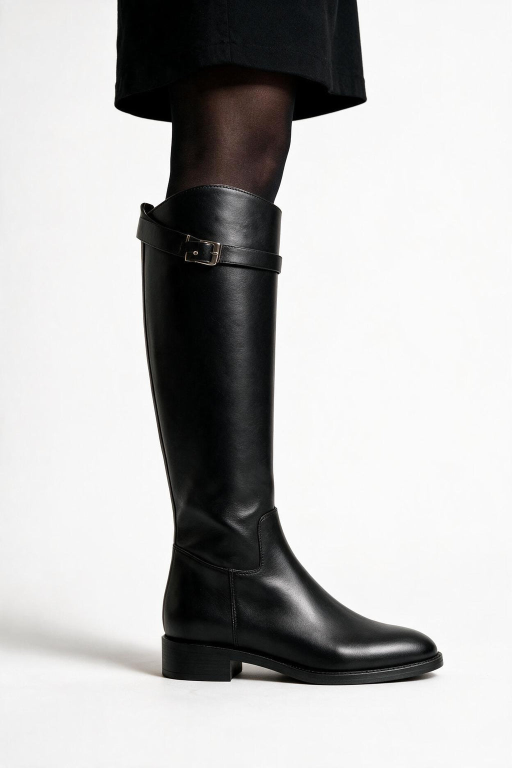 SOLTERI Manon - Buckled Knee-High Boot