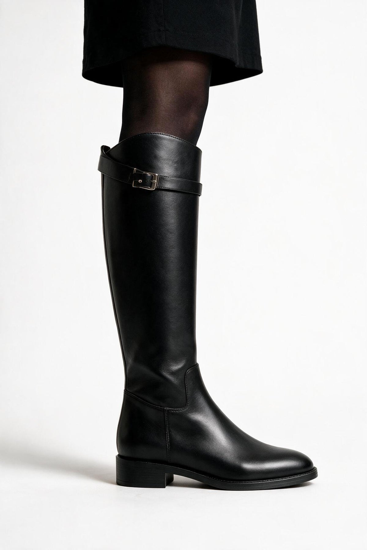 SOLTERI Manon - Buckled Knee-High Boot
