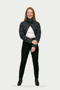 SOLTERI Nadia - Cropped Cut-Out Puffer Jacket