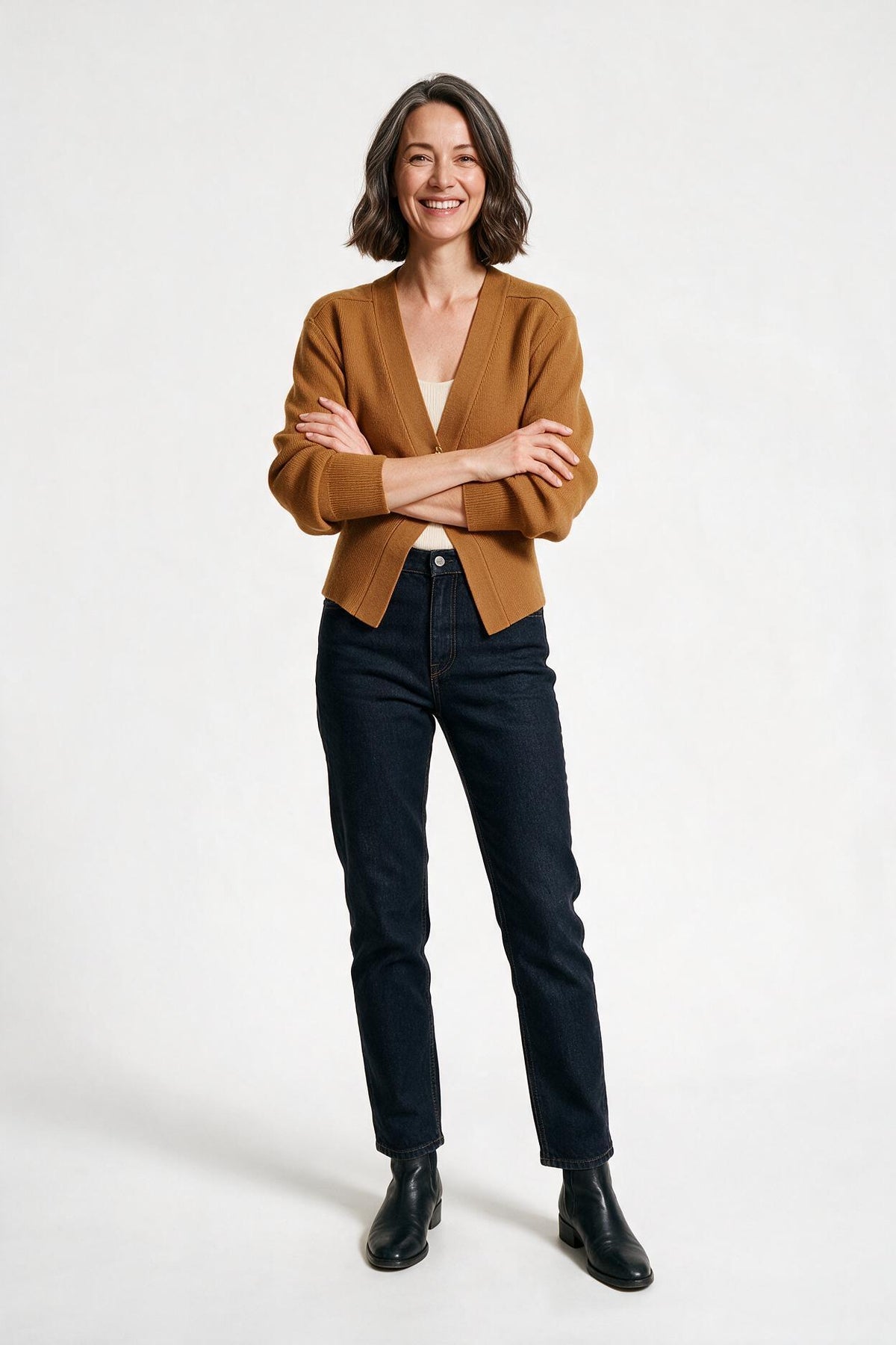 SOLTERI V-Neck Sweater Cardigan