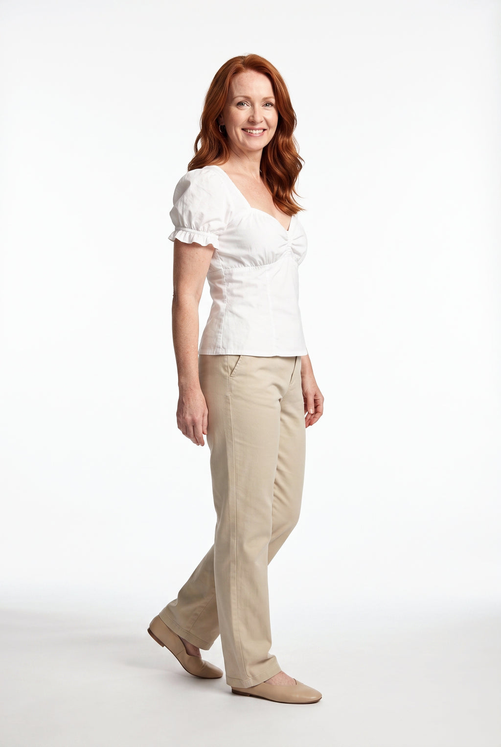SOLTERI Mila - Classic White Dirndl Blouse