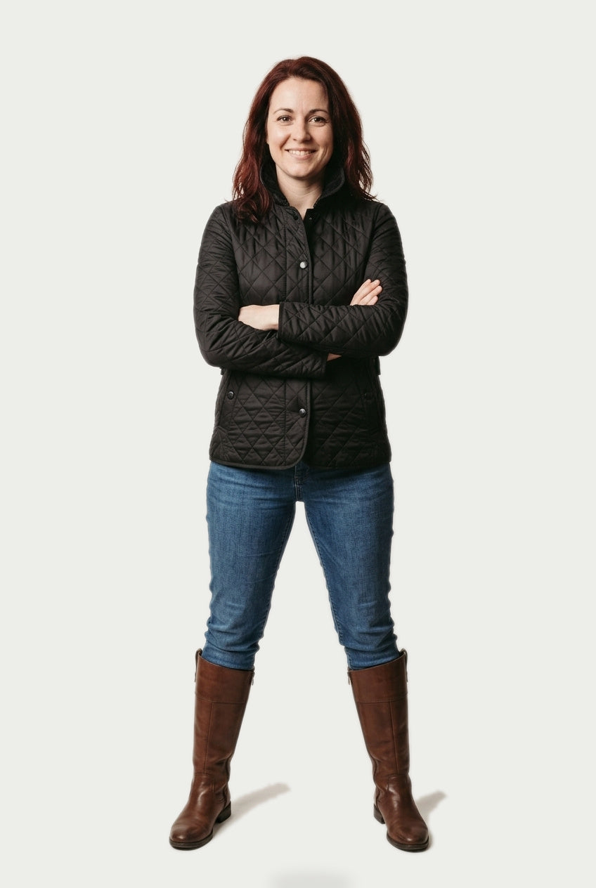SOLTERI Yvette - Diamond-Quilted Snap Jacket
