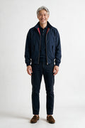 SOLTERI Fletcher - Harrington Jacket - Dark Blue