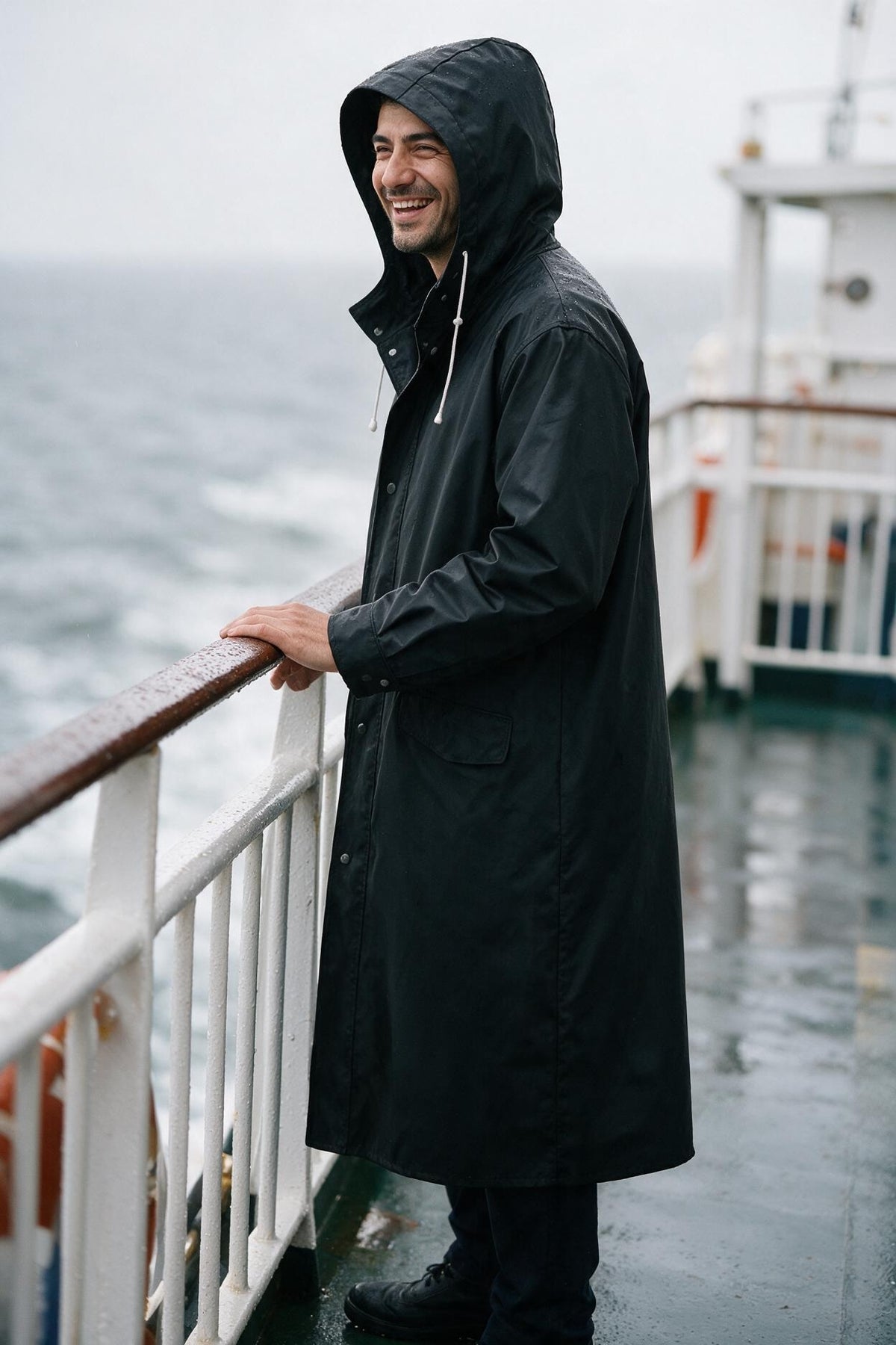 SOLTERI Sutton - Long Hooded Raincoat