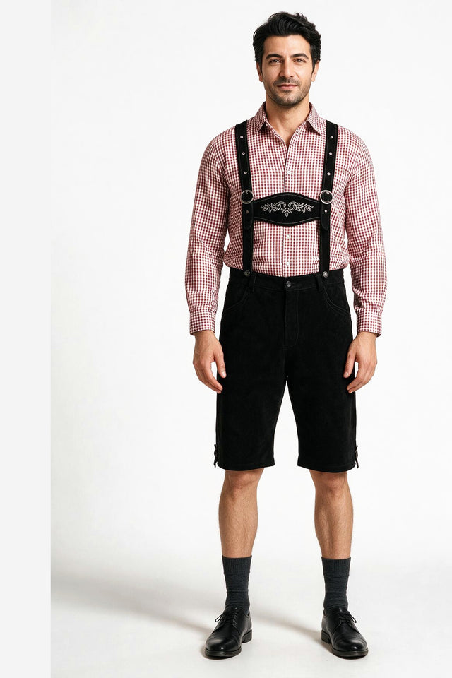 Otto - Two-Piece Trachten Shirt and Lederhosen Set