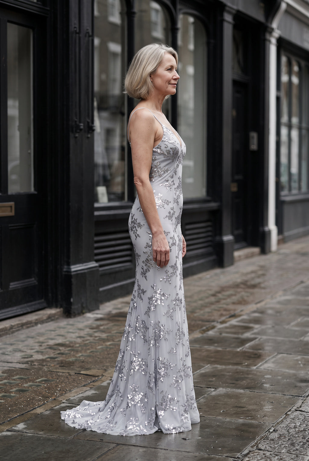 SOLTERI Seraphina - Sequin Mermaid Maxi Dress