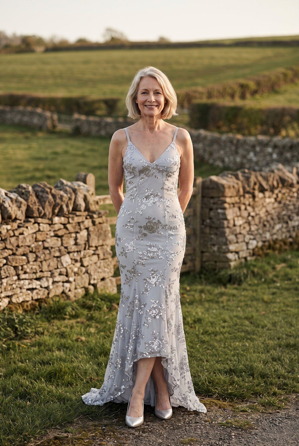 SOLTERI Seraphina - Sequin Mermaid Maxi Dress