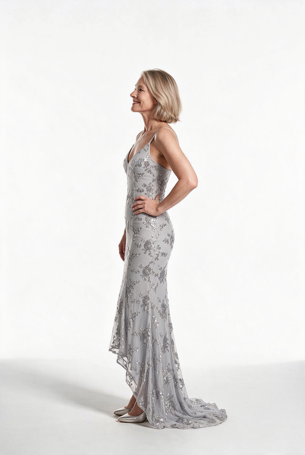 SOLTERI Seraphina - Sequin Mermaid Maxi Dress