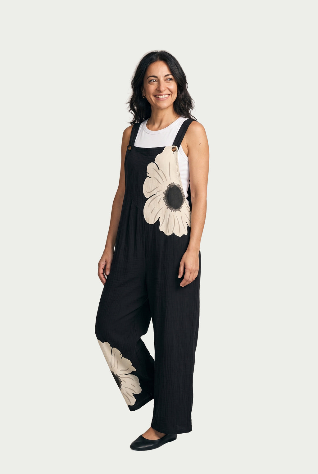 SOLTERI Willa - Printed Wide-Leg Jumpsuit